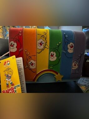 Loungefly Rainbow Brite Multicolor Stripe Crossbody